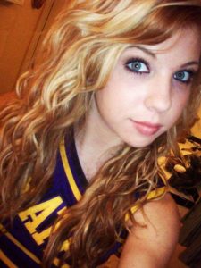 Heather sells - cheerleader