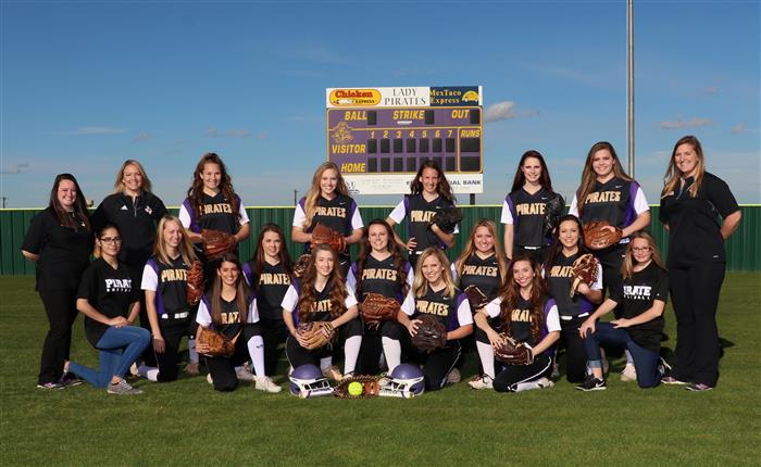 Lady Pirates Softball Team Receives Lengthy List of Honors