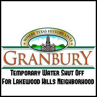 Temporary Water Shut Off Planned For Lakewood Hills Neighborhood This Evening