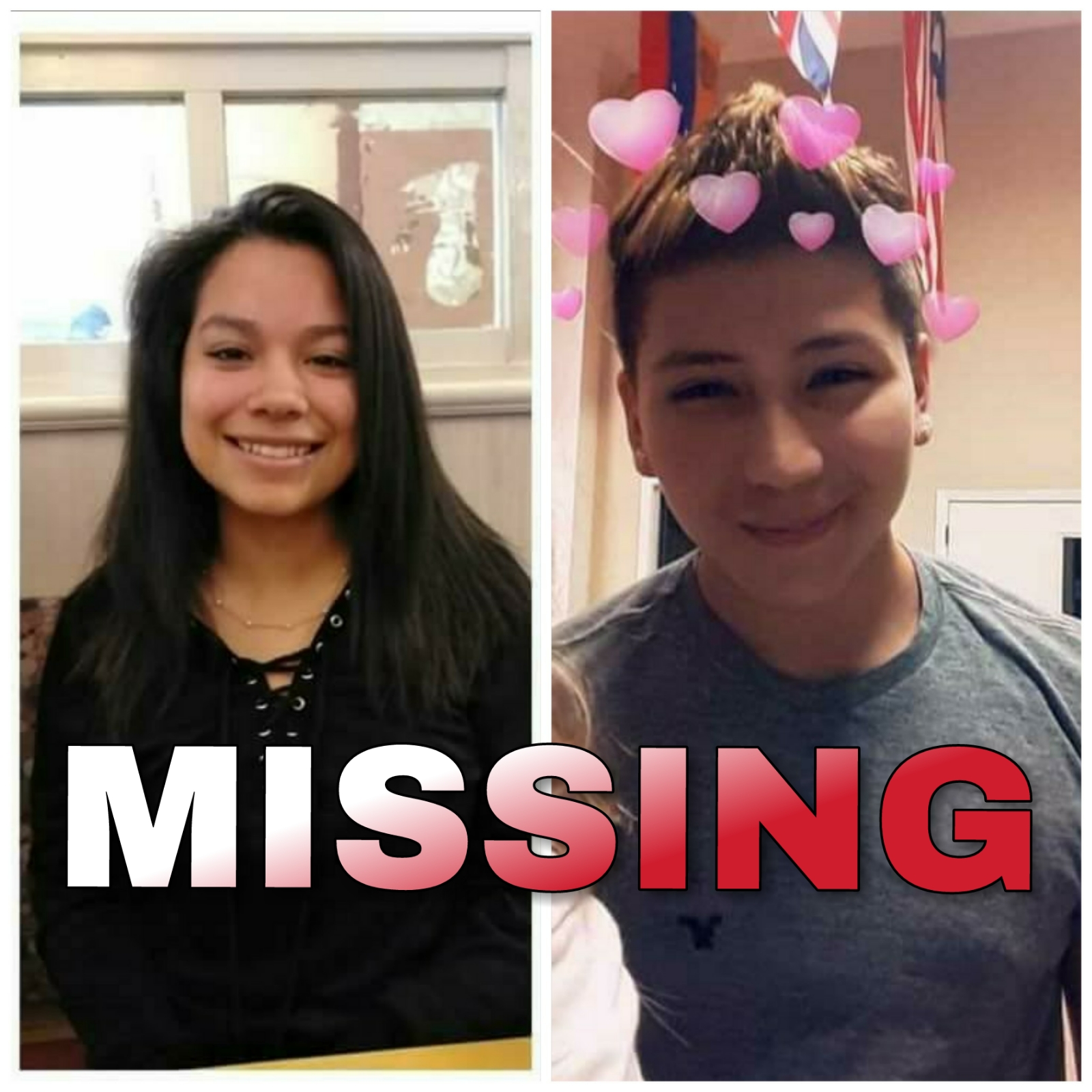 UPDATE: Cinceca Valverde has been found safe -Two Local High School Students Have Been Reported Missing – Have You Seen Them?