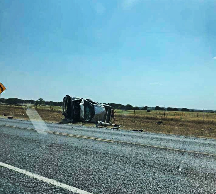 Rollover Accident Sends 5 To Hospital