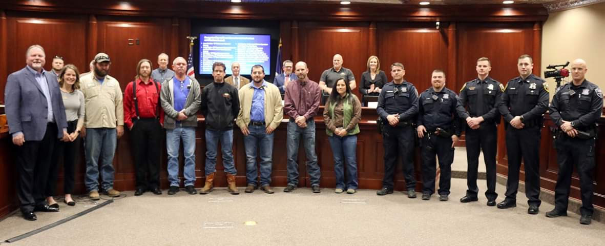 City Council Recognizes Staff Certifications