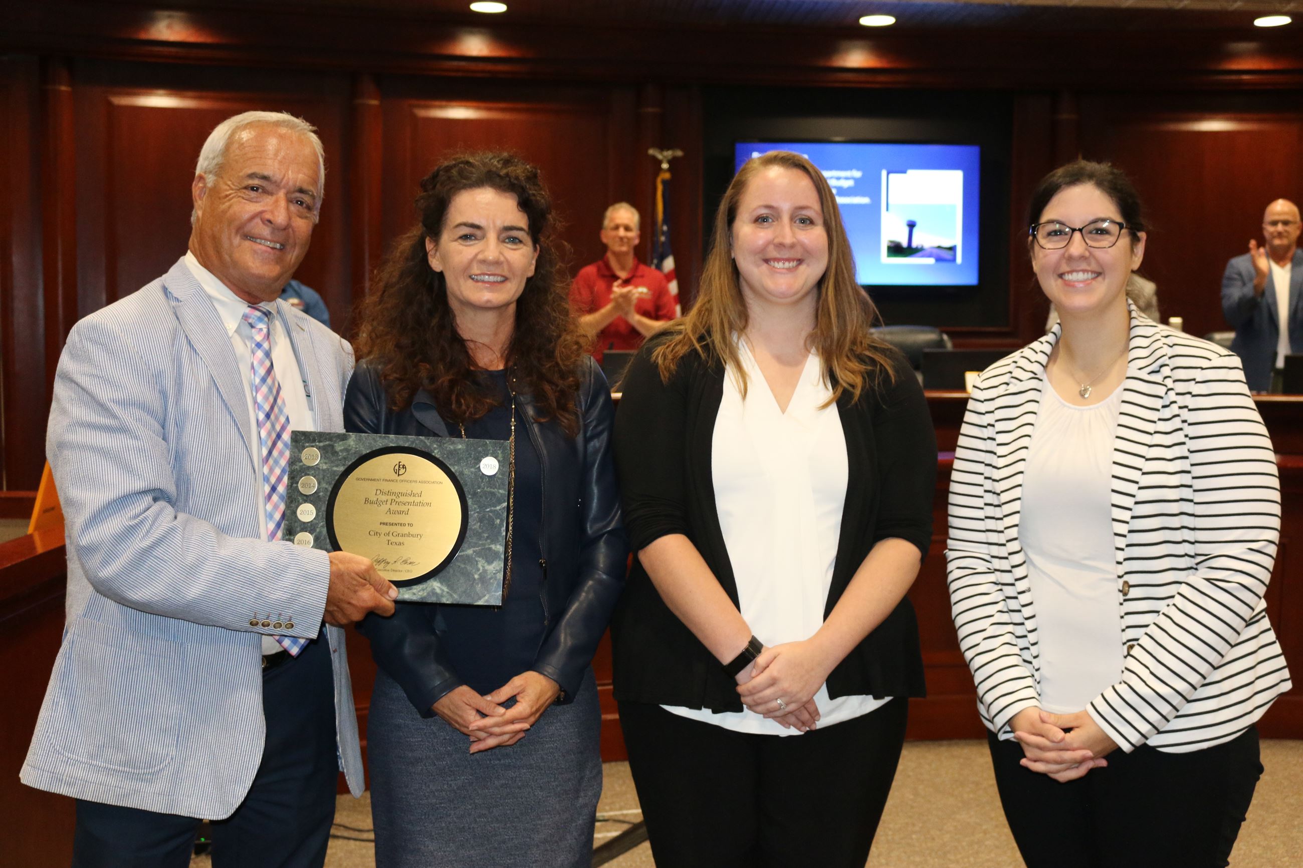 Finance Department Receives Distinguished Budget Presentation Award