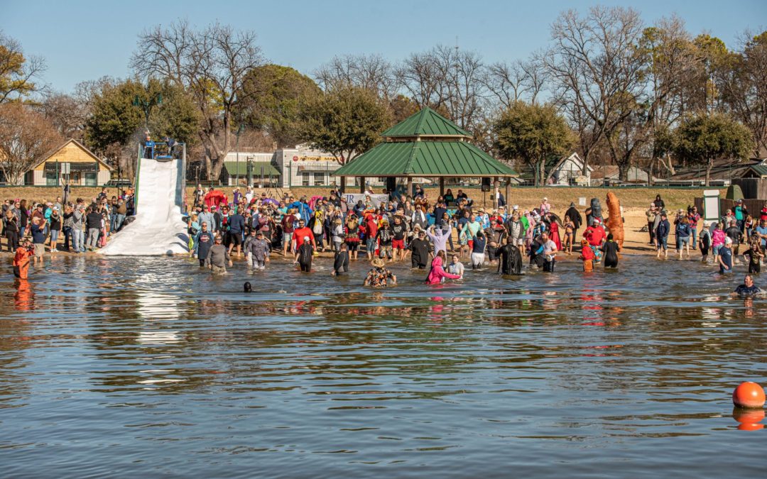 Snowstorm hits City Beach Park Saturday as 209 brave Goosebump Jump Participants Take the Plunge