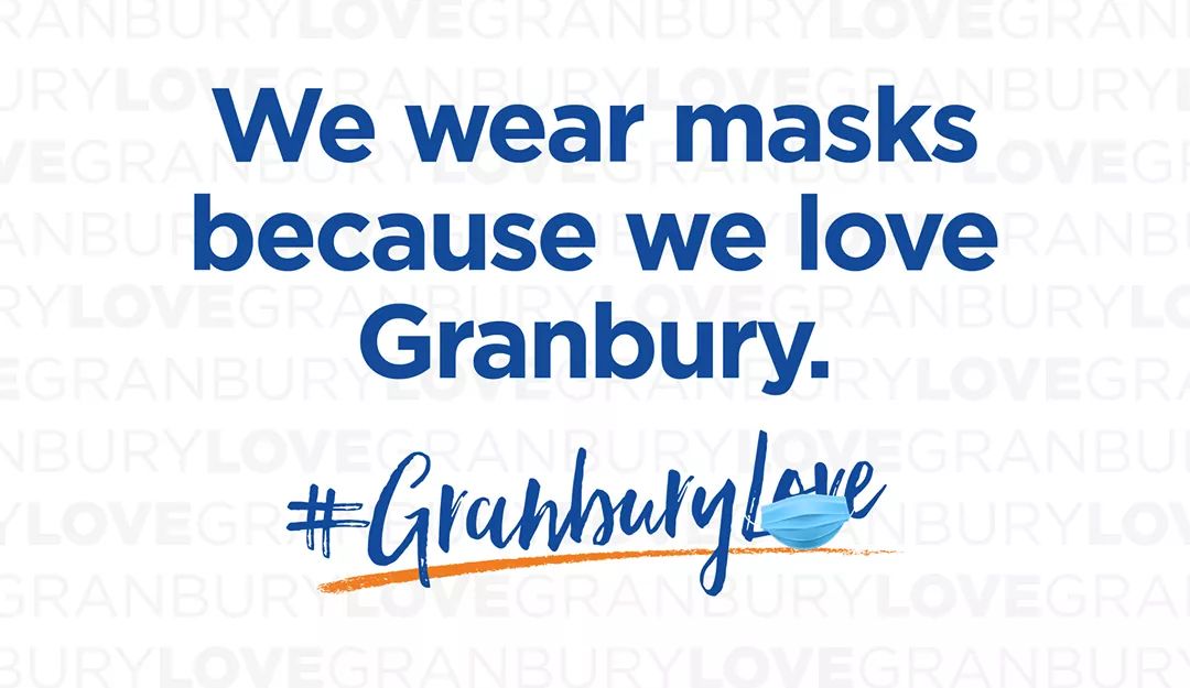 Granbury Takes Leadership Roll With COVID-19 Mask Program for City, County